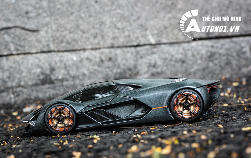 MÔ HÌNH XE LAMBORGHINI TERZO MILENNIO GREY 1:24 BBURAGO 6461