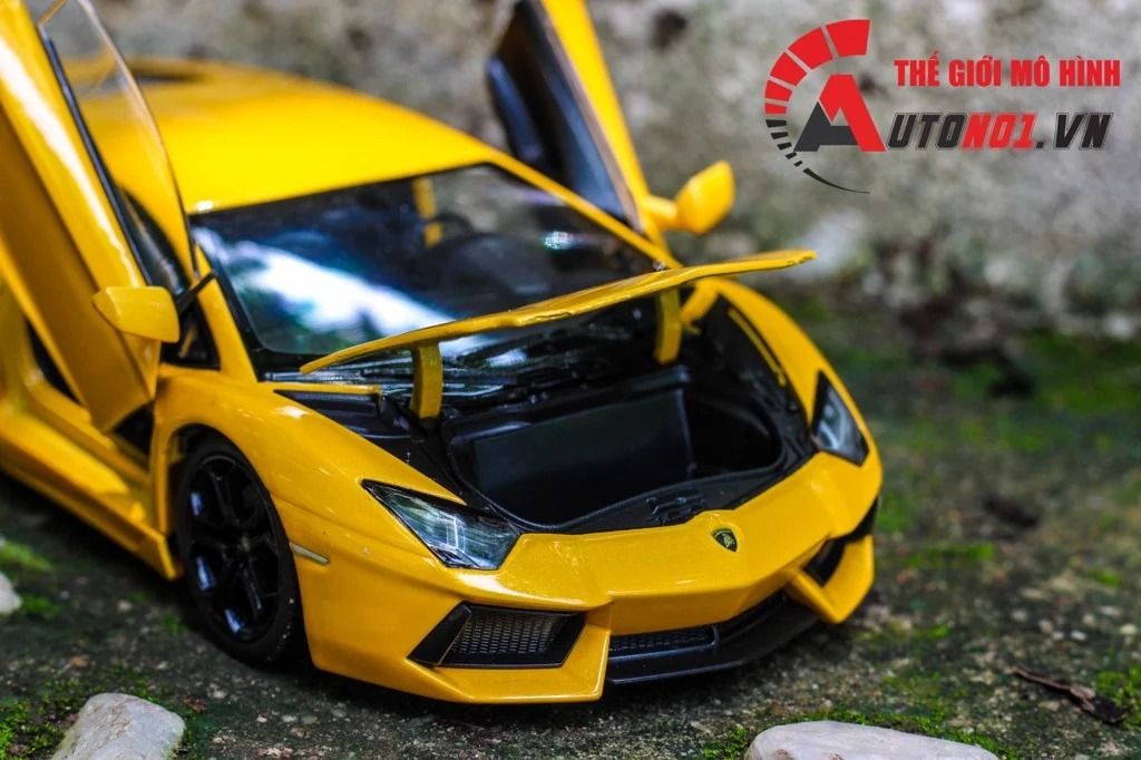 MÔ HÌNH XE LAMBORGHINI AVENTADOR LP700-4 1:24 WELLY 4650