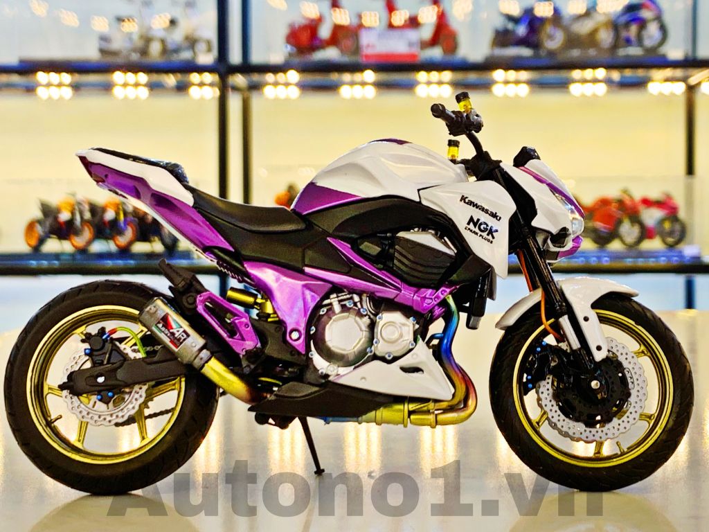 Xe Mô tô Kawasaki Z800 thay nhớt bao nhiêu lít
