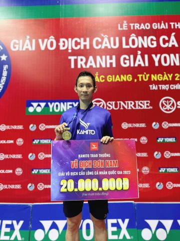 Nguyễn Tiến Minh tham gia giải cầu lông Thailand International Series 2023