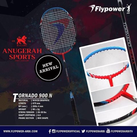 Đánh giá vợt cầu lông Flypower Tornado 900N