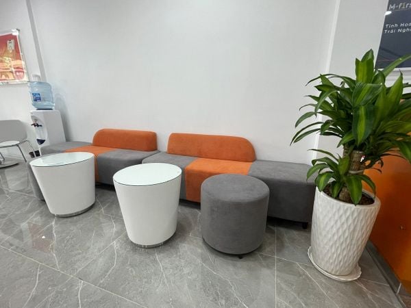 Vải nội thất Cỏ May góp mặt trong không gian đón tiếp của Ngân hàng MSB