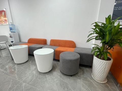 Vải nội thất Cỏ May góp mặt trong không gian đón tiếp của Ngân hàng MSB