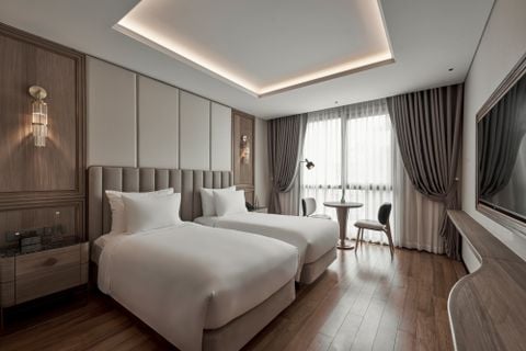 Vải rèm Cỏ May đồng hành cùng khách sạn La Siesta Premium Saigon tại Quận 1