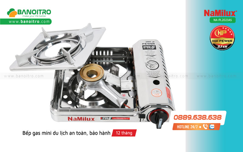 Bếp ga mini NaMilux NA-PL2023AS