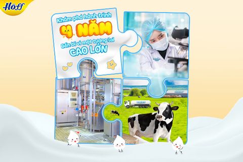 Phô mai tươi Hoff – Hành trình 4 năm nghiên cứu vì dinh dưỡng bé yêu