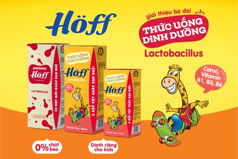 Hoff ra mắt bộ đôi thức uống dinh dưỡng cho gia đình