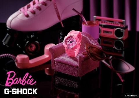 Casio phát hành G-SHOCK hợp tác cùng Barbie