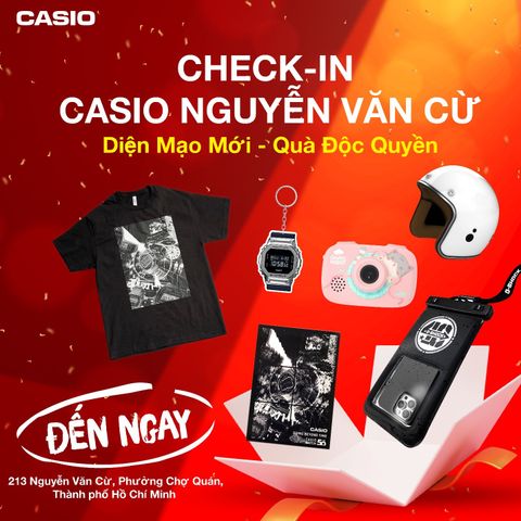 Casio Nguyễn Văn Cừ khai trương diện mạo mới – Sale đến 50%++