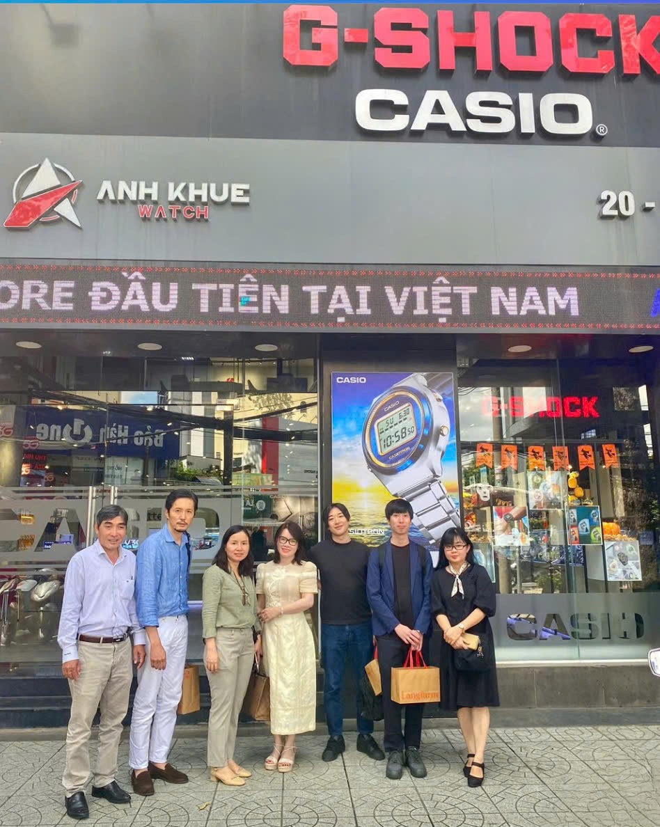 Tổng giám đốc CASIO – ASEAN đặc biệt đến thăm Anh Khuê Watch