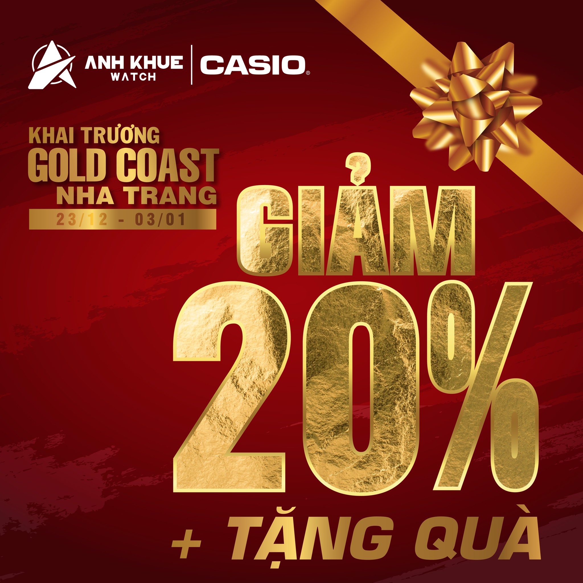 ƯU ĐÃI TƯNG BỪNG - ĐÓN MỪNG KHAI TRƯƠNG GOLD COAST NHA TRANG