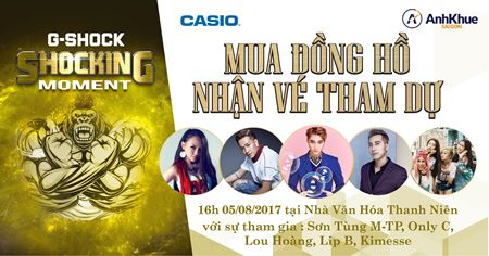 BÙNG NỔ CẢM XÚC CÙNG SƠN TÙNG M-TP TẠI ĐẠI NHẠC HỘI G-SHOCK