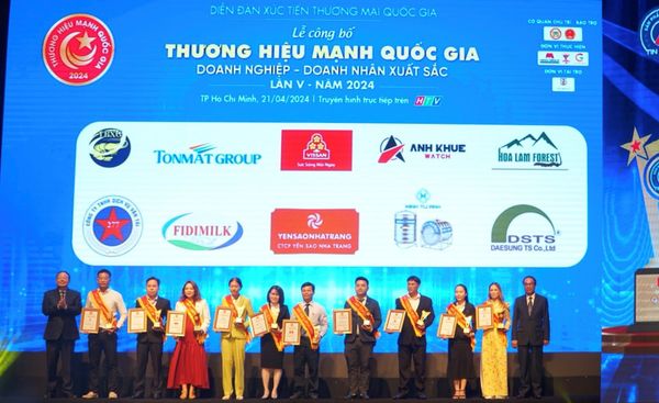 CÔNG TY CỔ PHẦN ANH KHUÊ WATCH GÓP MẶT TRONG  TOP 10 THƯƠNG HIỆU MẠNH QUỐC GIA 2024