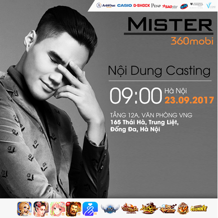 Anh Khuê Sài Gòn đồng hành cùng cuộc thi MISTER 360MOBI (P1)