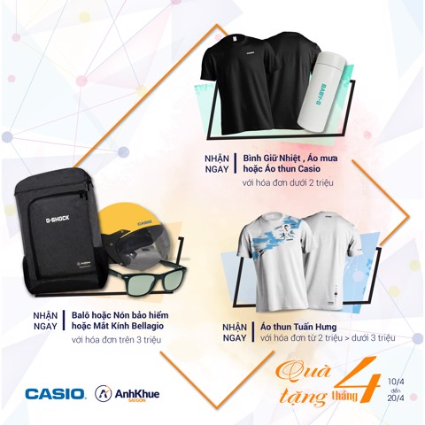 ĐẾN PARKSON NHẬN NGAY QUÀ TẶNG CỰC SỐC TỪ CASIO