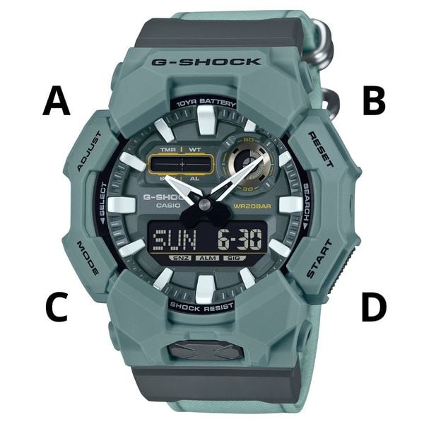 Hướng dẫn sử dụng đồng hồ CASIO G-SHOCK GA-010
