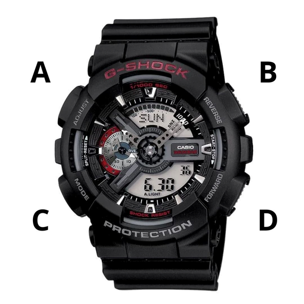 Hướng dẫn sử dụng đồng hồ CASIO G-SHOCK GA-110
