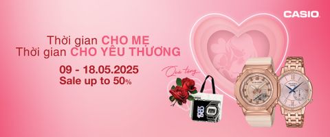 Gợi ý quà tặng Ngày của Mẹ: Đồng hồ Casio ý nghĩa & tinh tế