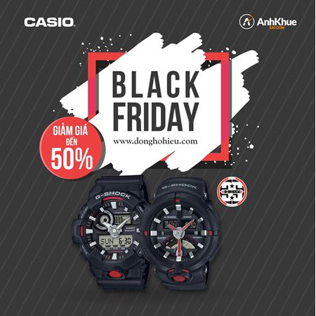 Black Friday – Chỉ 2 ngày để săn đồng hồ CASIO giảm giá tới 50%