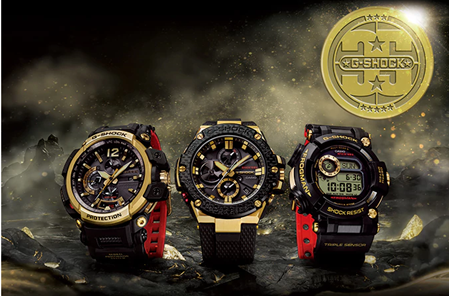 Casio phát hành bộ sưu tập G-SHOCK của GOLD TORNADO 35th Anniversary