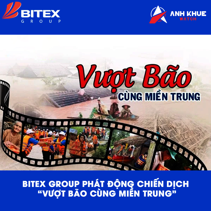 BITEX Group phát động chiến dịch “Vượt bão cùng miền Trung”