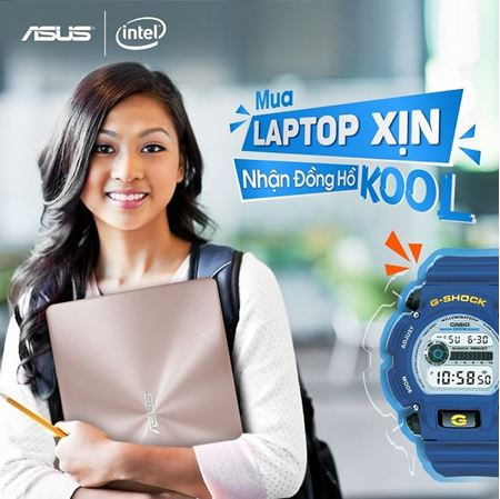 Mua laptop xịn nhận đồng hồ kool