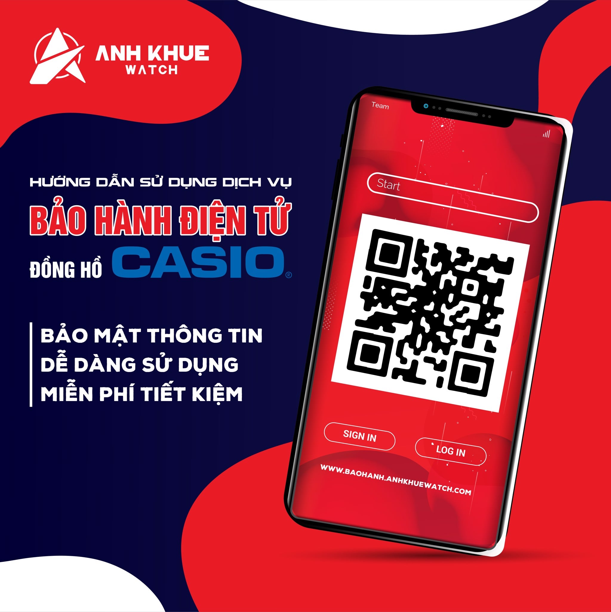 HƯỚNG DẪN SỬ DỤNG DỊCH VỤ BẢO HÀNH ĐIỆN TỬ ANH KHUÊ WATCH