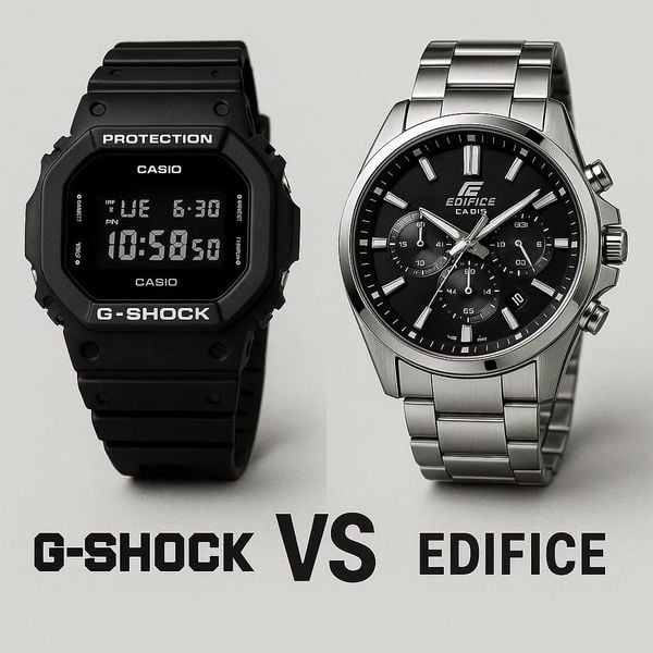 So sánh G‑Shock và Edifice – Mẫu nào đáng mua hơn?