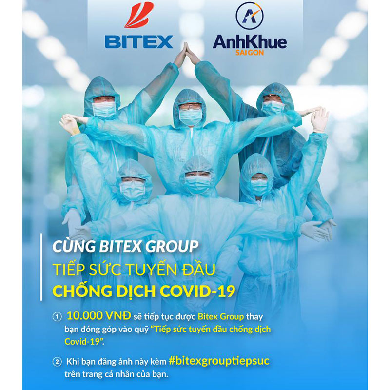 Tập đoàn BITEX và Báo Tiền Phong 'Tiếp sức tuyến đầu chống dịch'