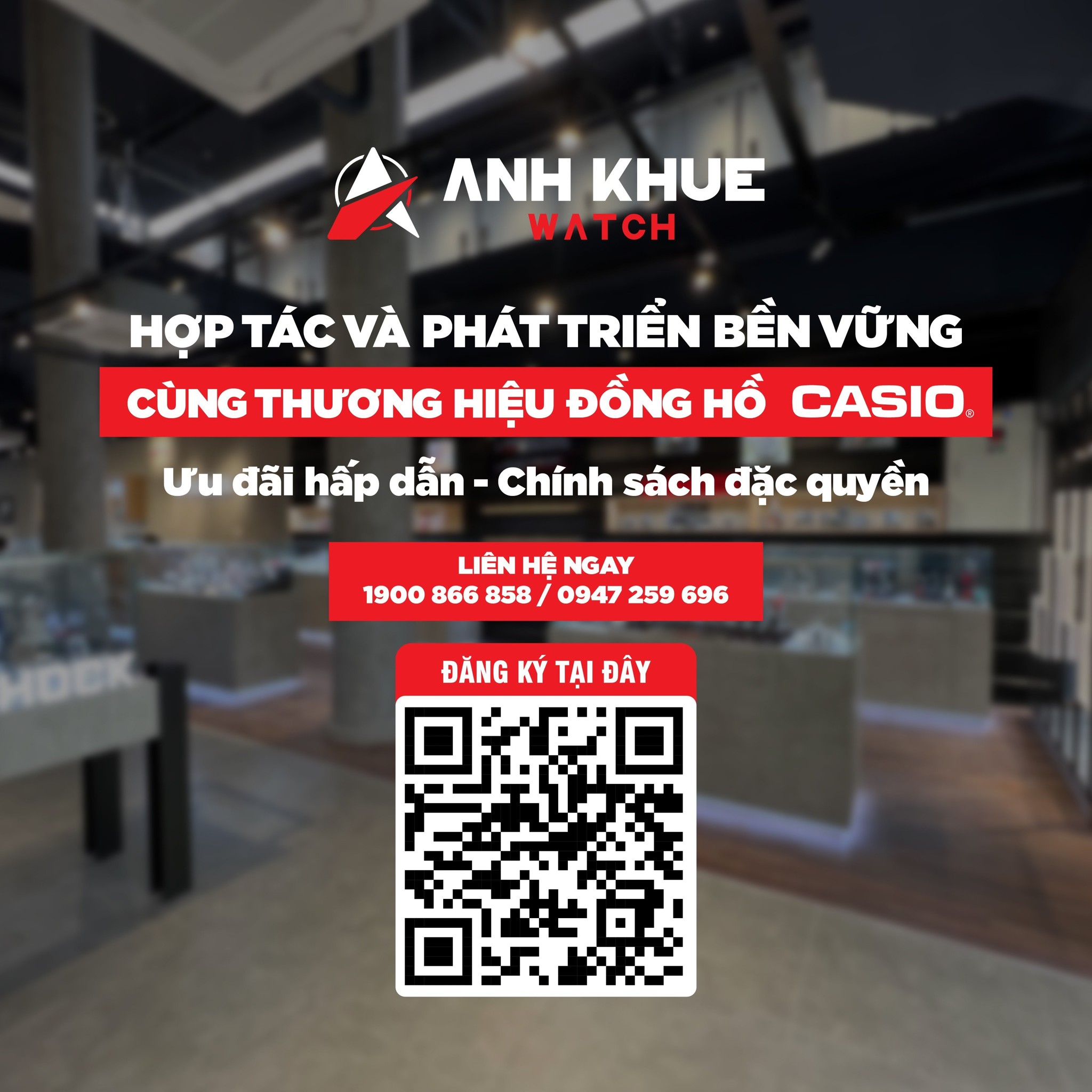 HỢP TÁC VÀ PHÁT TRIỂN BỀN VỮNG CÙNG THƯƠNG HIỆU ĐỒNG HỒ CASIO