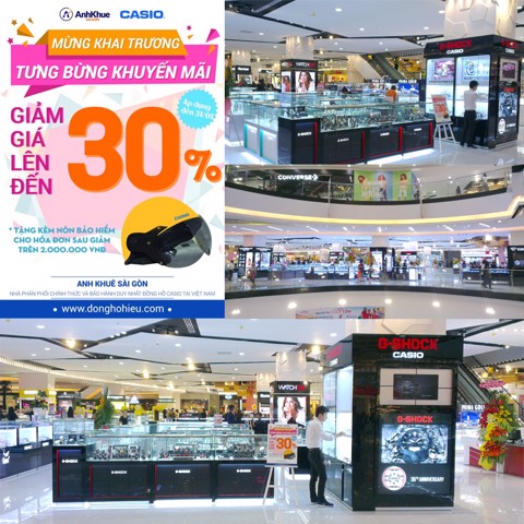 Tưng Bừng Khai Trương Cửa Hàng CASIO Tại Vạn Hạnh Mall.