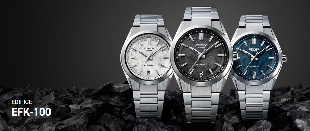 Đồng hồ Edifice EFK100: Đồng hồ tự động đầu tiên của Casio
