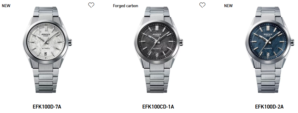 Đồng hồ Edifice EFK100: Đồng hồ tự động đầu tiên của Casio