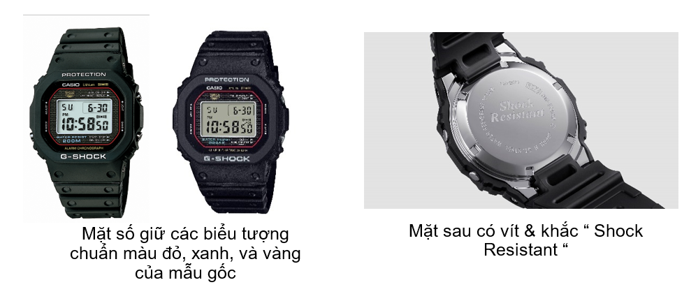 Casio tái hiện mẫu G-SHOCK đầu tiên