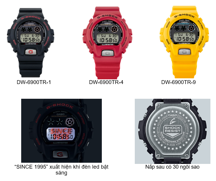 Casio phát hành G-SHOCK kỷ niệm 30 năm dòng DW-6900