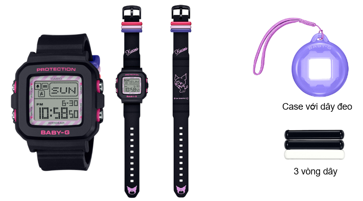 Casio phát hành BABY-G Kuromi Collaboration mới