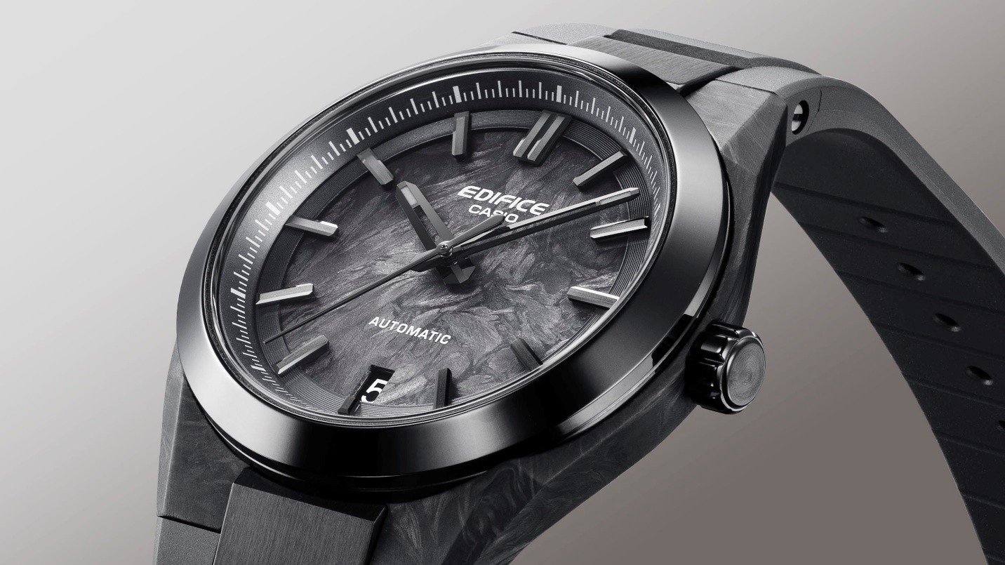 Bước ngoặt của Casio: EDIFICE EFK-100 ra mắt với bộ máy cơ và vật liệu forged carbon