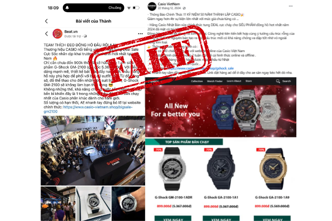 Vì sao thương hiệu như Casio không bao giờ có mức giá rẻ bất thường?