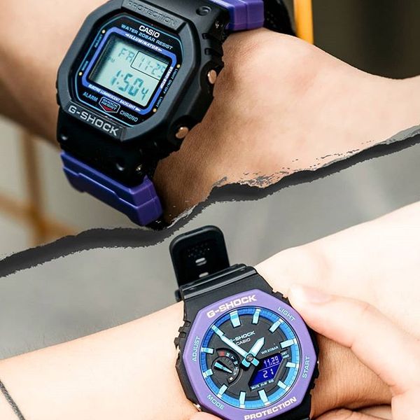 Bắt trend Thu đông cực đỉnh cùng bộ đôi G-Shock sắc tím thời thượng