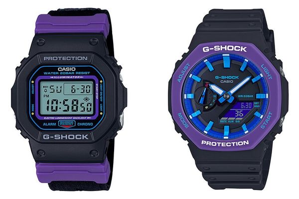 Bắt trend Thu đông cực đỉnh cùng bộ đôi G-Shock sắc tím thời thượng