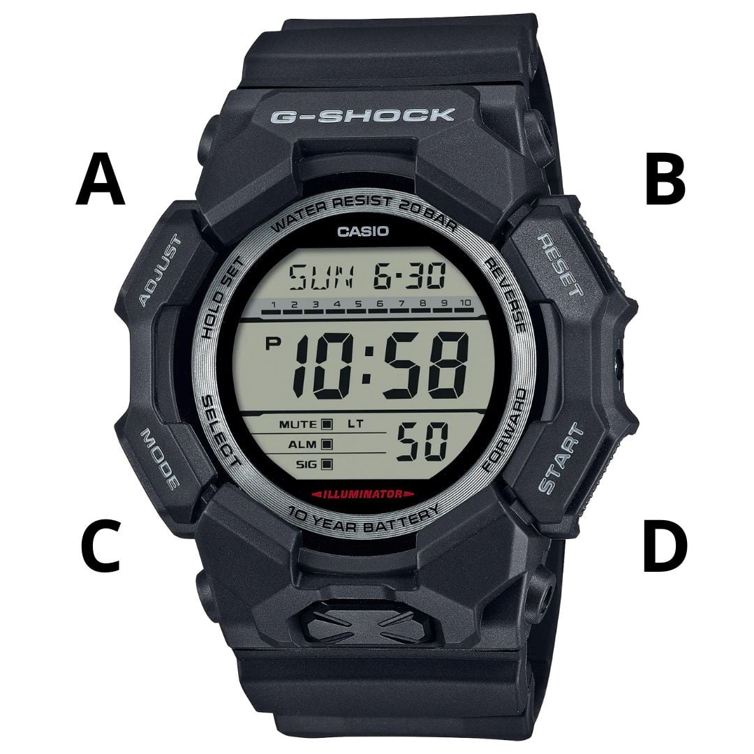 Hướng dẫn sử dụng đồng hồ CASIO G-SHOCK GD-010