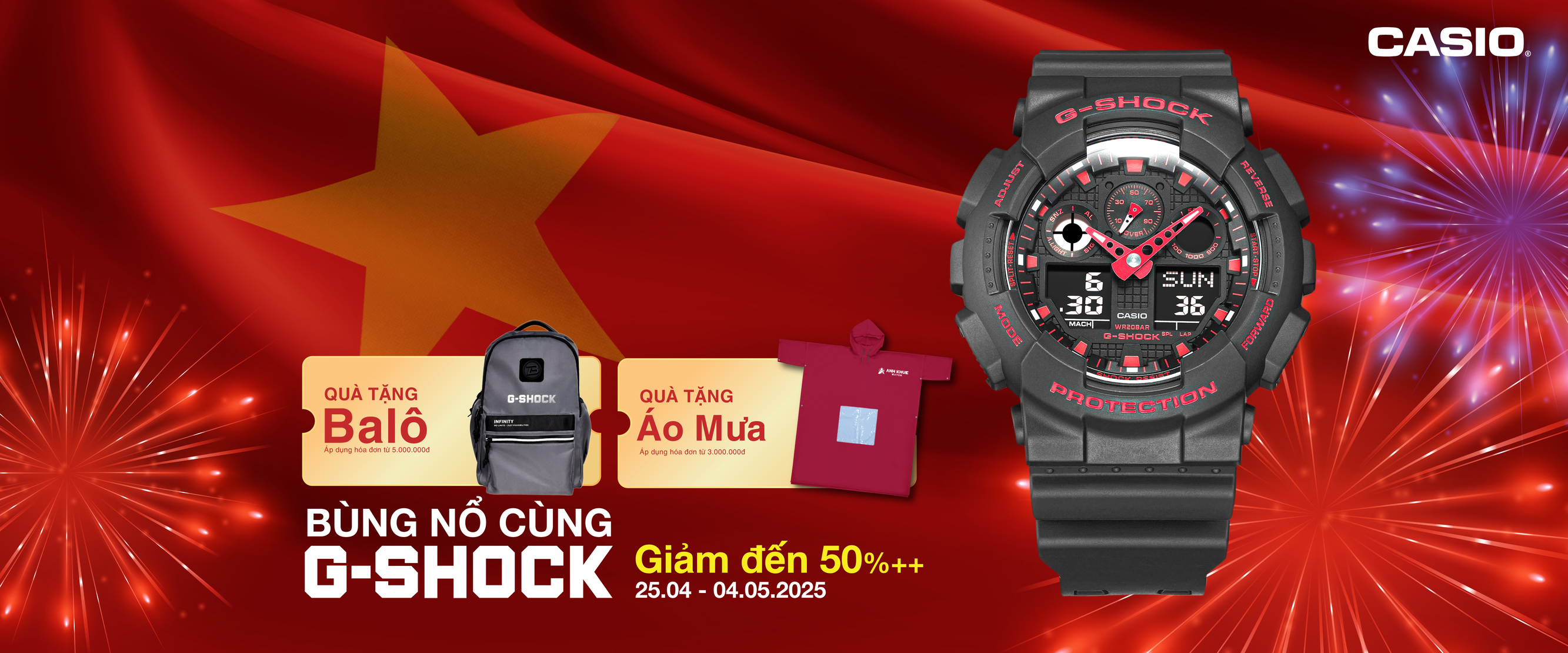 Bùng Nổ Cùng G-Shock