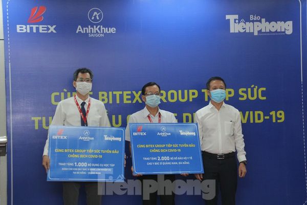 Tập đoàn BITEX và Báo Tiền Phong 'Tiếp sức tuyến đầu chống dịch'