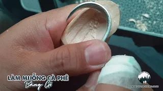 THỬ LÀM MUỖNG CAFE | MAKING COFFEE SPOON | BUSHCRAFT PRACTICE | TROPICAL TREKKING