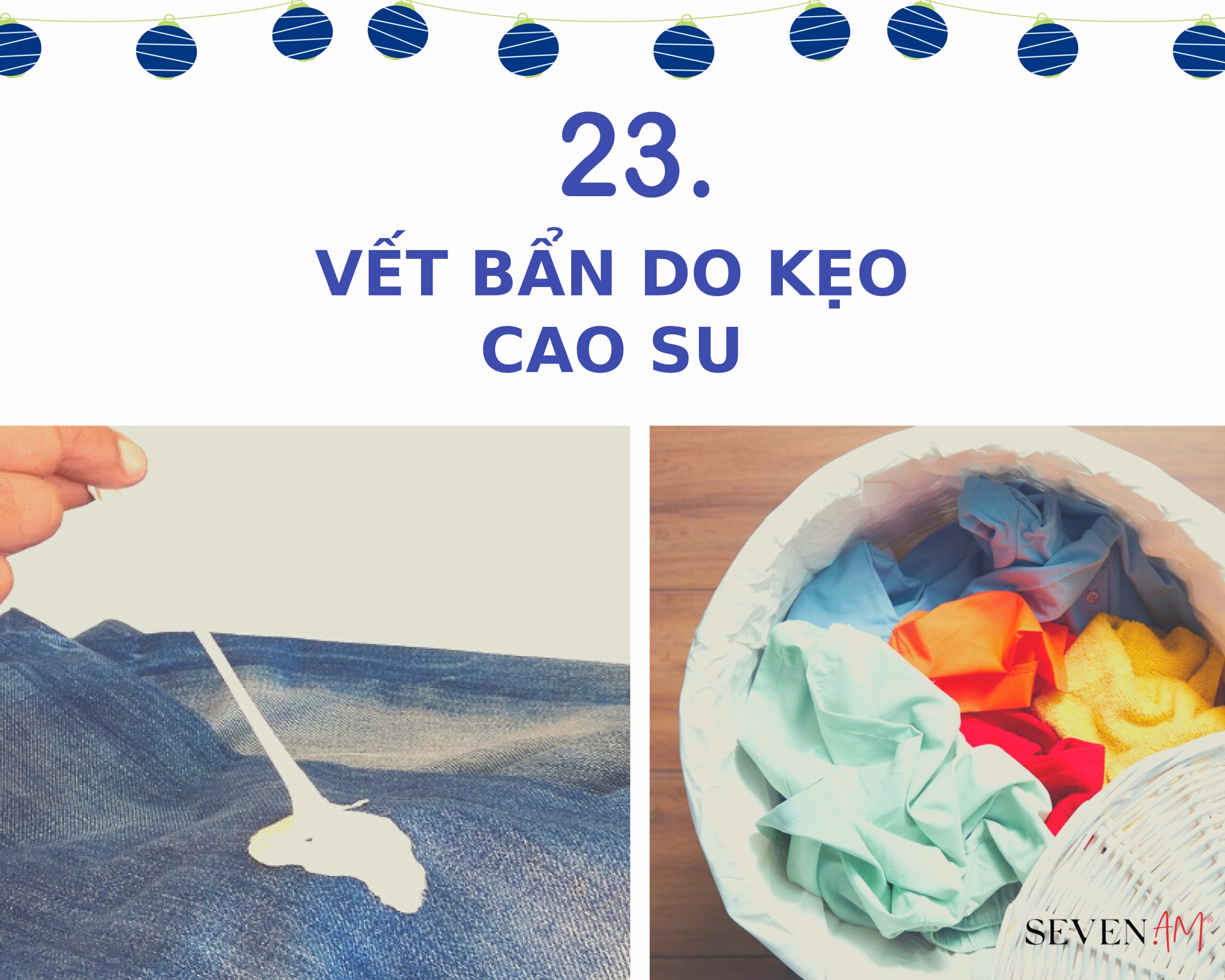 Xử lý vết bẩn do kẹo cao su