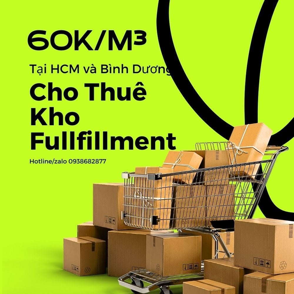 胡志明市 & 平阳仓储与履约服务 – 每立方米每月仅需60,000越南盾！