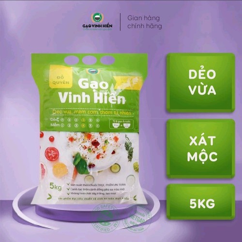 Gạo Lứt Vinh Hiển Túi 2kg - Nguồn Dinh Dưỡng Tuyệt Vời Cho Gia Đình Bạn
