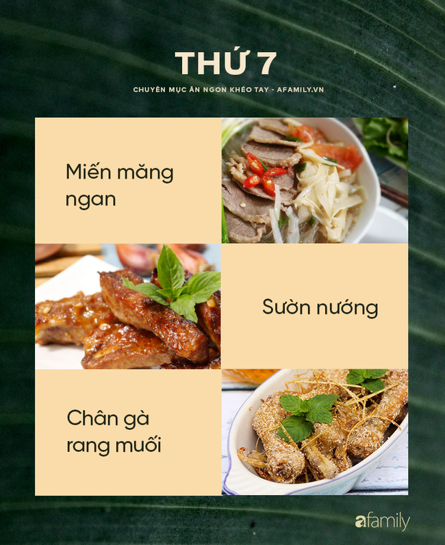 Thực Đơn Gợi Ý Cho Tuần: Khám Phá Ẩm Thực Đặc Sắc