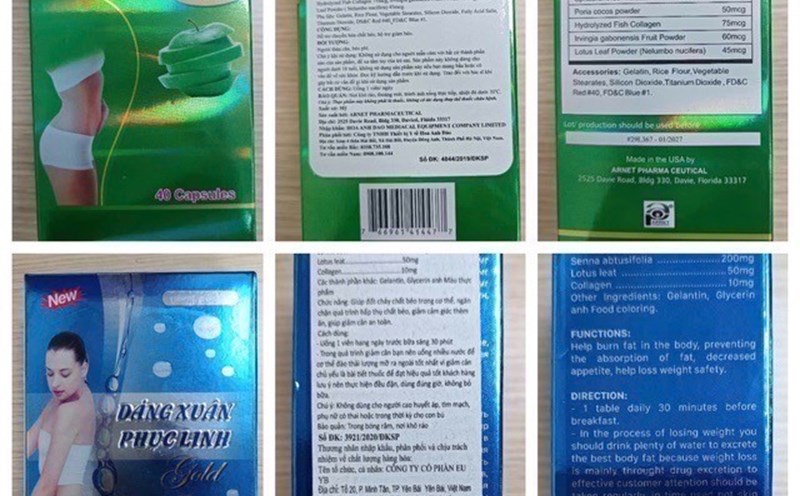 Cảnh báo về thực phẩm chức năng chứa chất cấm Sibutramine