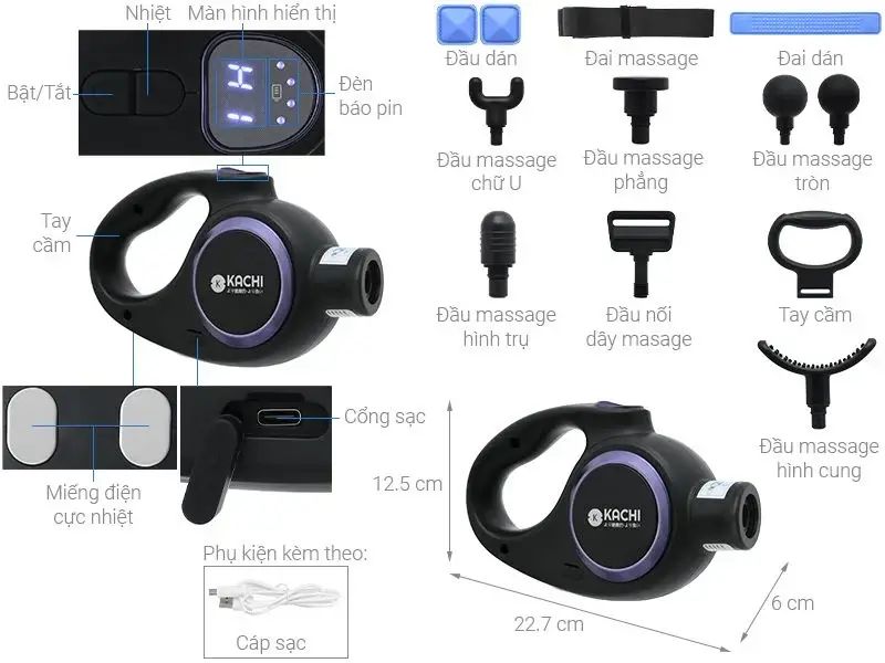 Súng massage có giúp giảm mỡ thừa không? Súng massage Kachi là giải pháp cho 2025